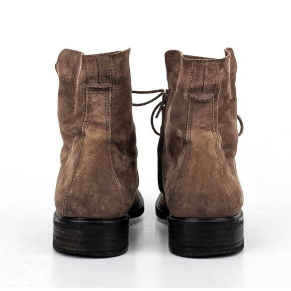 PAUL GREEN Bernadette Moto Combat Lace Up Mineral Nubuck Size 6 - Picture 3 of 7